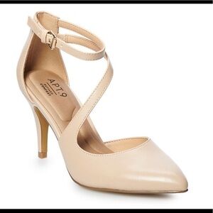 NWR Apt. 9 - Frittata  Women's ankle straps High Heels, Size: 10 Med, 3.25” heel